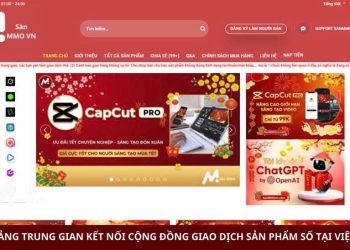 Sàn MMOVN: Nền Tảng Trung Gian Kết Nối Cộng Đồng Giao Dịch Sản Phẩm Số Tại Việt Nam