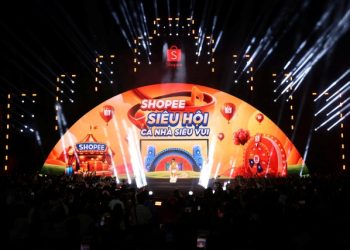 Shopee mang “siêu hội” đến khu công nghiệp: hàng nghìn công nhân “cháy” hết mình