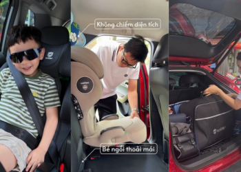 Volden Junior Pocket nổi bật trong các dòng ghế ô tô trẻ em siêu nhẹ, cơ động